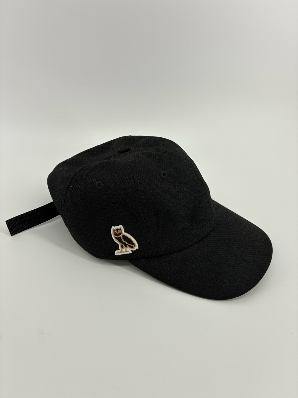 OVO Black Baseball Cap with Owl Patch